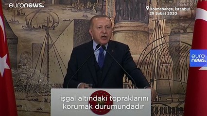 Erdoğan İdlib saldırısını değerlendirdi: 'Şehitler tepesi hiçbir zaman boş kalmayacak'