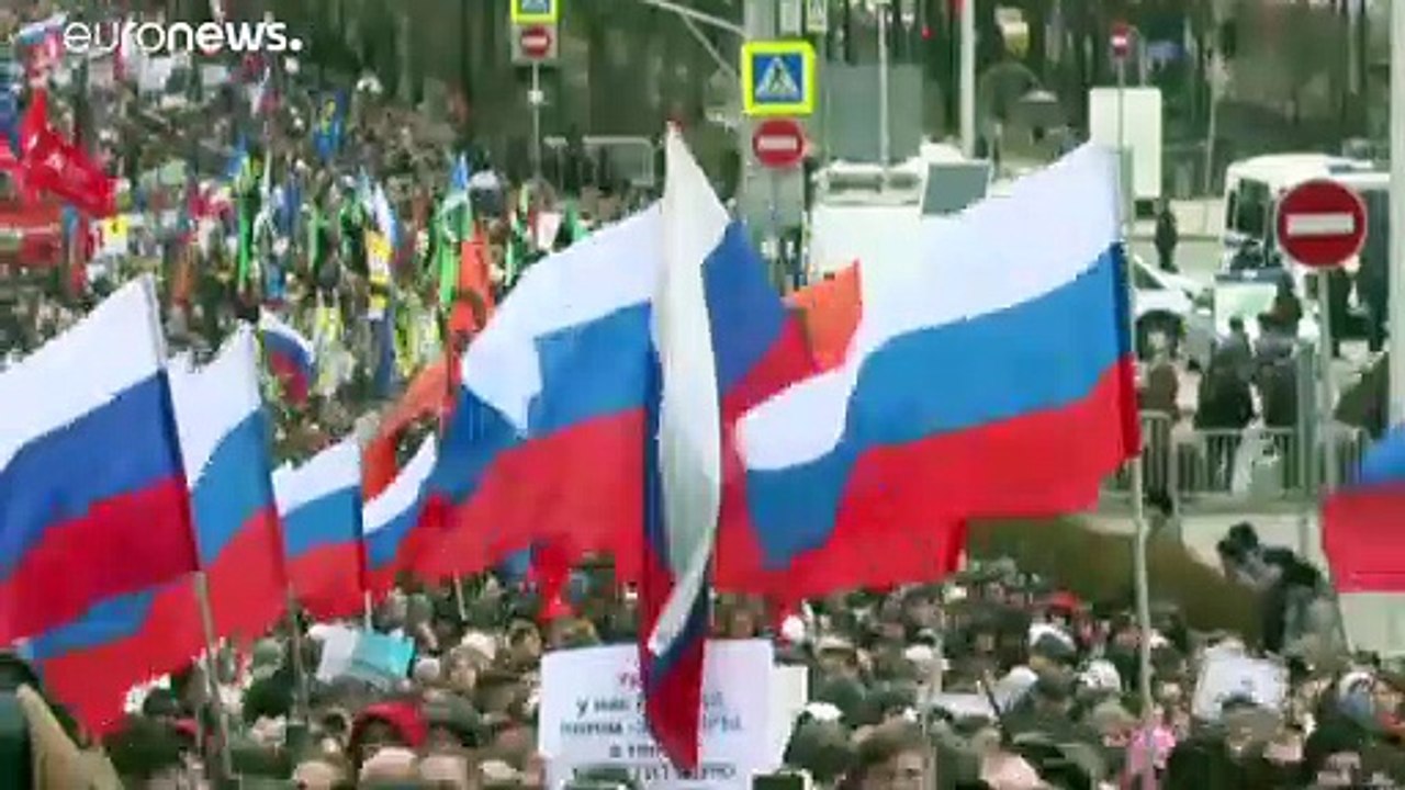 Moskau: Tausende erinnern mit Protestmarsch an Kremlkritiker Nemzow