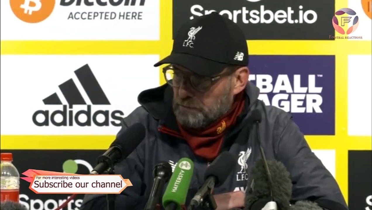 Klopp's Reaction: 'We didn't perform like we should have' | Watford vs Liverpool