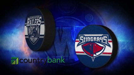 ECHL South Carolina Stingrays 3 at Worcester Railers HC 1