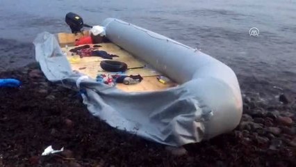 Düzensiz göçmenlerin Midilli'ye geçişleri