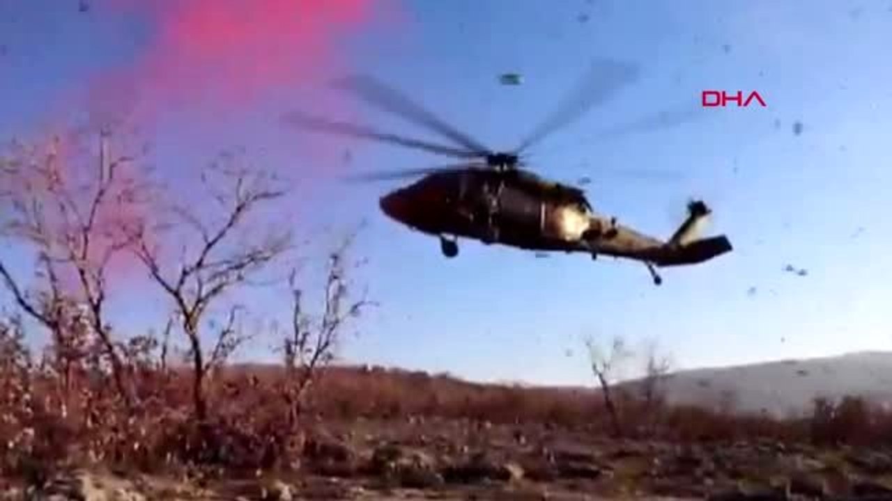 Ankara içişleri bakanlığınca, siirt-şırnak illeri ara hattında kapan-7 karadağ operasyonu ...