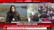 Göçmenler sınıra akın etti