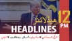 ARY News Headlines | Trump to meet Afghan leaders | 12 PM | 1 March 2020
