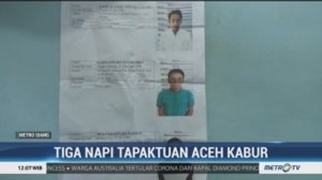Bobol Plafon Kamar, Tiga Napi Klas IIB Tapaktuan Aceh Kabur