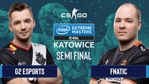 CSGO - Fnatic vs. G2 Esports [Dust2] Map 2 - Semifinals - IEM Katowice 2020