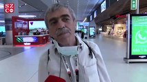 İstanbul Havalimanı'nda umreden gelen yolcular sağlık taramasından geçirildi