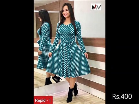 Latest ONE PIECE Dress designs for girls 2020 | Party Wear Designers Short Dress || Collective4u