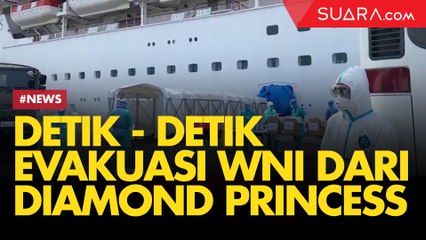 Detik-detik 69 WNI Dievakuasi dari Kapal Pesiar Diamond Princess di Tengah Corona