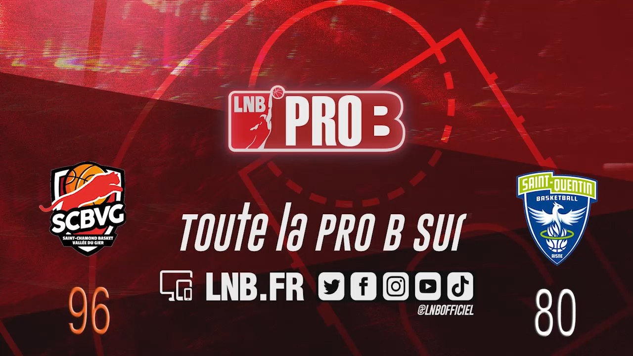 PRO B : Saint-Chamond vs Saint-Quentin (J21)