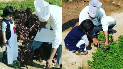 Taimur Ali Khan turns into a little farmer & makes us go aww । Boldsky