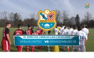 Tabellenletzter kontert Favorit gnadenlos aus | Berlin United – FC Brandenburg 03 (Berlin-Liga)