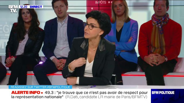 Rachida Dati sur les municipales: Avec moi, ça sera un Paris plus sûr, plus propre, mieux géré