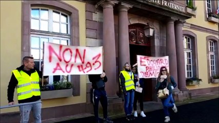 Les gilets jaunes de Belfort contre le 49.3
