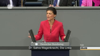 Sahra Wagenknecht - Die Menschen wollen kein "Weiter so" mehr