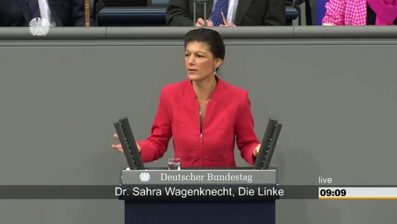 Sahra Wagenknecht - Die Menschen wollen kein 'Weiter so' mehr