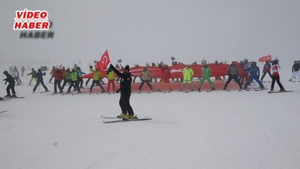 (1 Mart 2020) ŞEHİTLERİMİZ İÇİN ERCİYES’TE TEK YÜREK OLDUK