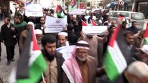 Filistinli din adamları ABD'nin sözde barış planı protesto etti