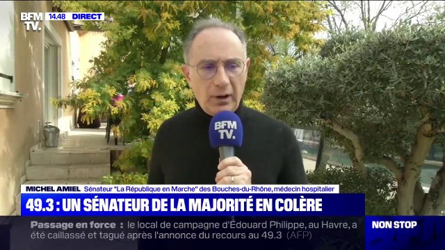 En désaccord avec le recours au 49.3, le sénateur LaREM des Bouches-du-Rhône Michel Amiel a décidé de quitter le parti