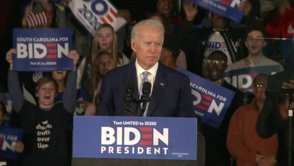 Après sa victoire à la primaire démocrate en Caroline du Sud, Joe Biden relance sa campagne