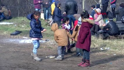 Download Video: Edirne umuda yolculukta en zorlu bekleyiş çocukların