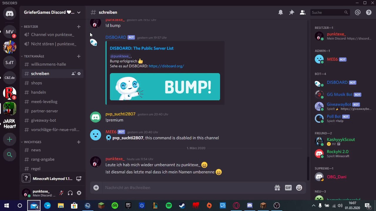 Mein eigener GrieferGames Discord! | Joint alle drauf!