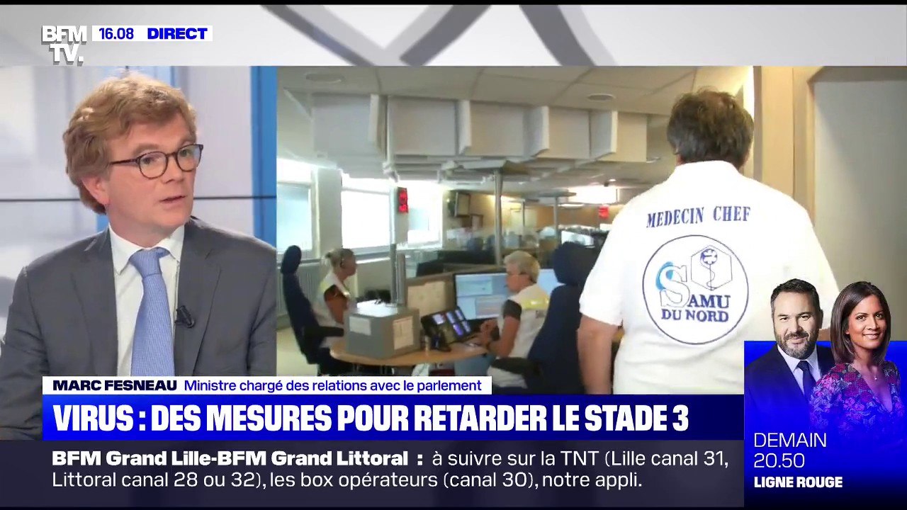 Coronavirus: selon le ministre Marc Fesneau, la stratégie du gouvernement est une "stratégie de ralentissement du processus"