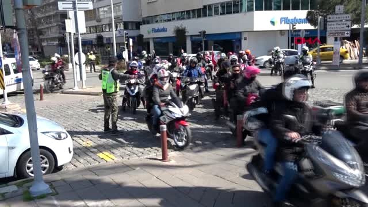 İzmir'de motosiklet derneklerinden 'göreve hazırız' çağrısı