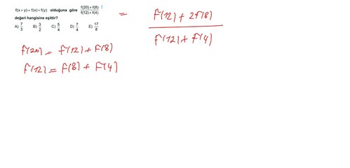 Sıradışı Analiz Yayınları TYT 7. Deneme Sınavı - Matematik 24.  Soru