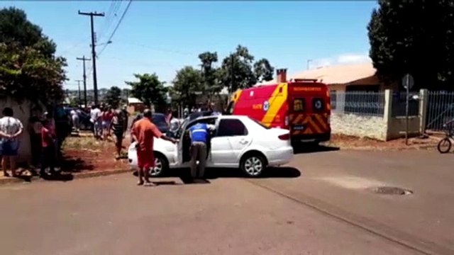 Duas pessoas ficam feridas e colisão Bairro Interlagos