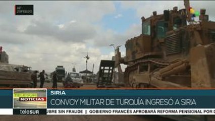 Siria: ingresa convoy militar de Turquía