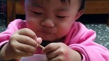 baby  eating