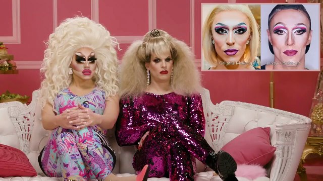 Drag Queens Trixie Mattel & Katya React to Glow Up | I Like to Watch | Netflix