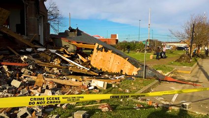 Church damaged by tornado