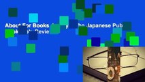 About For Books  Izakaya: The Japanese Pub Cookbook  Review