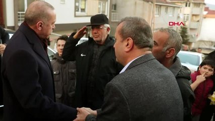 Erdoğan'dan idlib şehidi emre baysal'ın evine taziye ziyareti