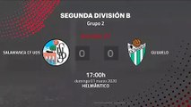 Resumen partido entre Salamanca CF UDS y Guijuelo Jornada 27 Segunda División B