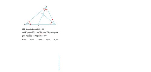 Sıradışı Analiz Yayınları TYT 8. Deneme Sınavı - Matematik 33.  Soru