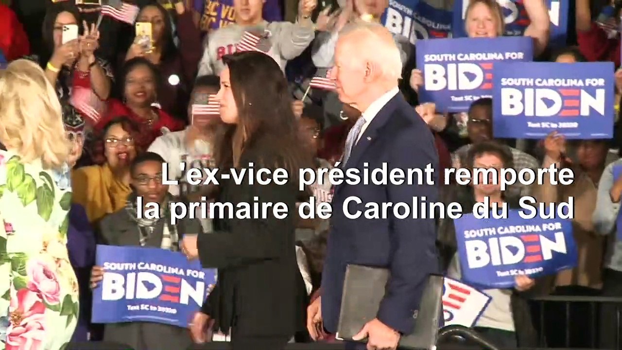 Primaires démocrates: Biden gagne gros en Caroline du Sud et relance sa campagne