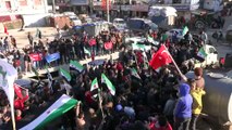 Suriyelilerden Bahar Kalkanı Harekatı'na destek - İDLİB
