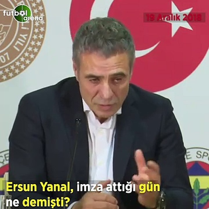 Ersun Yanal, imza attığı gün ne demişti?