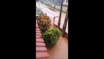 Alagamentos em Vargem Alta após chuva forte