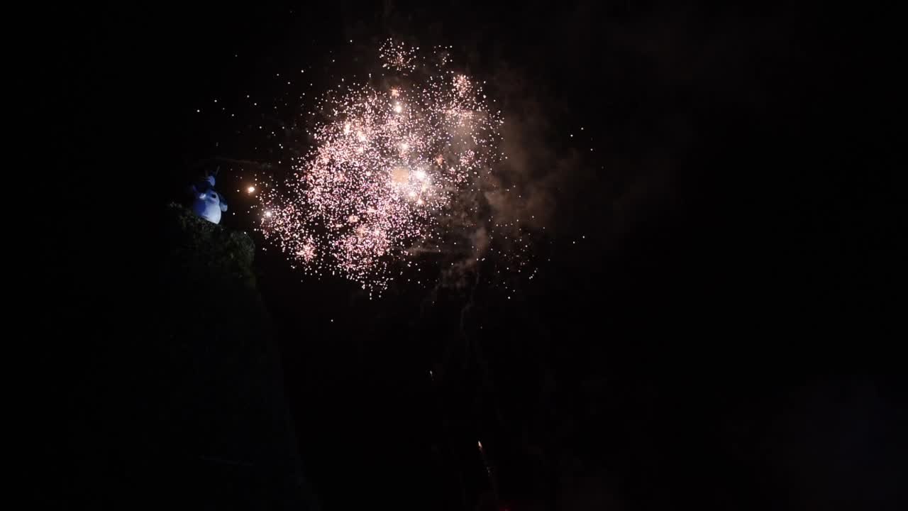 Grand feu de Bouge : le feu d'artifice