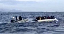 Türk Sahil Güvenlik ekipleri, Yunan güvenlik görevlilerinin ölüme terk ettiği göçmenlere yardım eli uzattı
