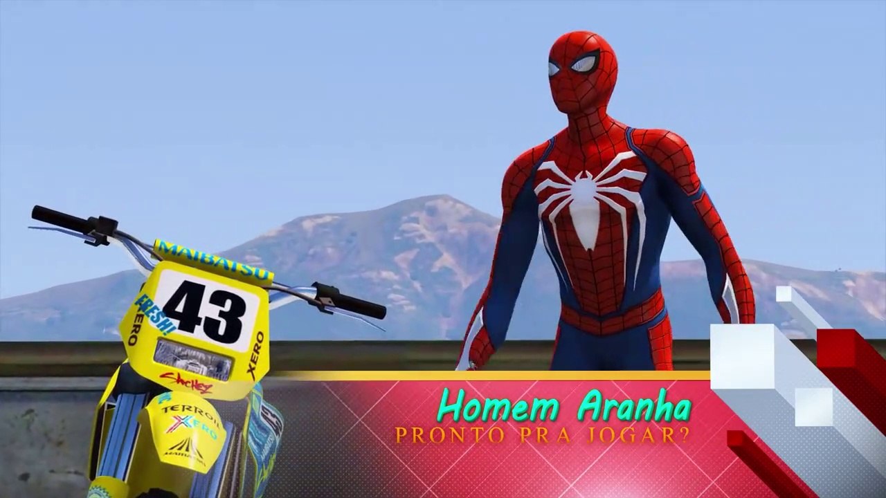 MOTOS e SUPER HERÓIS na Rampa até o Maze Bank! - GTA 5 MODS