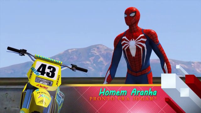 MOTOS e SUPER HERÓIS na Rampa até o Maze Bank! - GTA 5 MODS