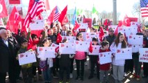 Beyaz Saray önünde Türkiye'ye destek gösterisi - WASHINGTON