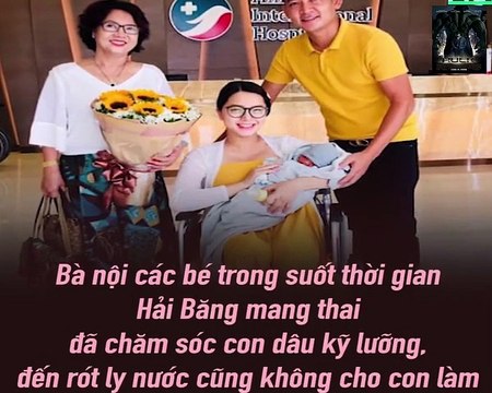 Người ta chỉ trích Hải Băng vì cô quá ham đẻ người ta nói cô sợ mất chồng ...