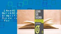 [Read] Lean Six Sigma QuickStart Guide: The Simplified Beginner's Guide to Lean Six Sigma  For