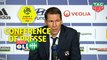 Conférence de presse Olympique Lyonnais - AS Saint-Etienne (2-0) : Rudi GARCIA (OL) - Claude  PUEL (ASSE) / 2019-20